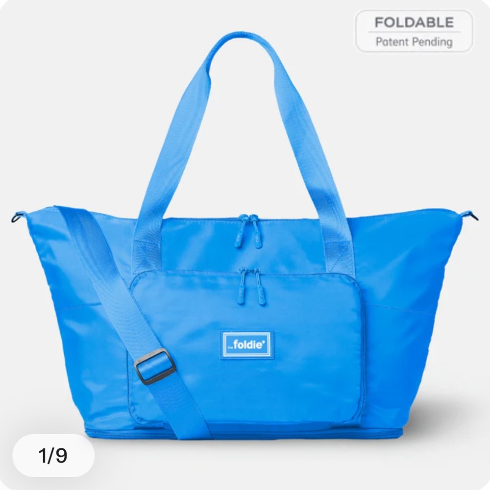 The Foldie Travel Bag in Azure Blue color